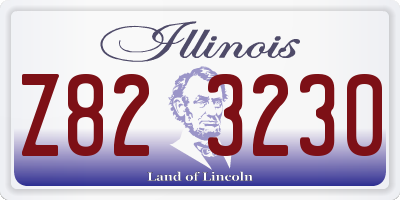 IL license plate Z823230