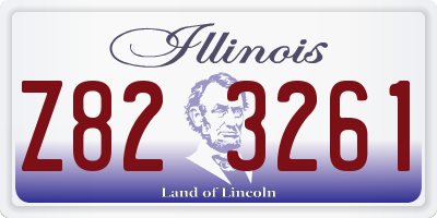 IL license plate Z823261