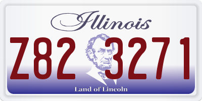 IL license plate Z823271