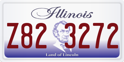IL license plate Z823272