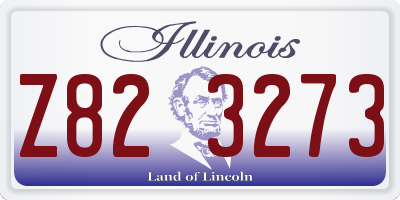 IL license plate Z823273