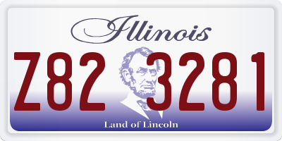 IL license plate Z823281