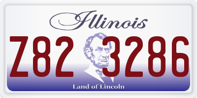 IL license plate Z823286
