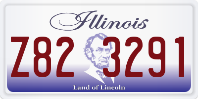 IL license plate Z823291