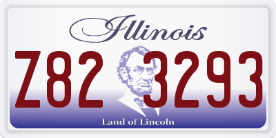 IL license plate Z823293
