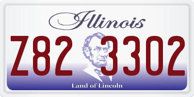 IL license plate Z823302