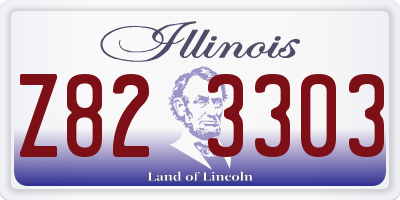 IL license plate Z823303