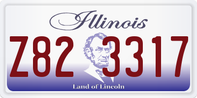 IL license plate Z823317