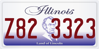 IL license plate Z823323
