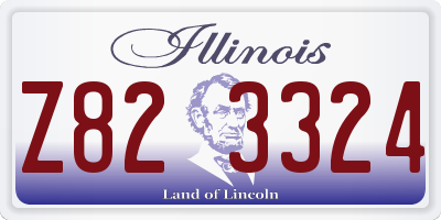 IL license plate Z823324