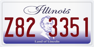 IL license plate Z823351