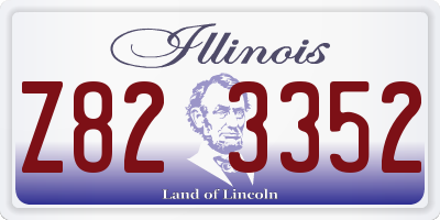 IL license plate Z823352