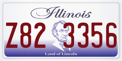 IL license plate Z823356