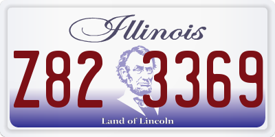 IL license plate Z823369