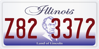 IL license plate Z823372