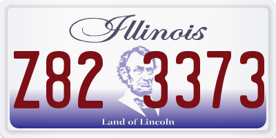 IL license plate Z823373