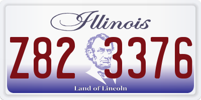 IL license plate Z823376