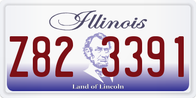 IL license plate Z823391