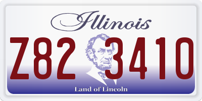 IL license plate Z823410