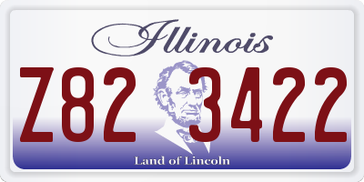 IL license plate Z823422