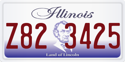 IL license plate Z823425