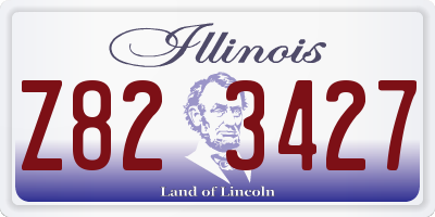 IL license plate Z823427