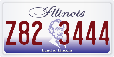 IL license plate Z823444