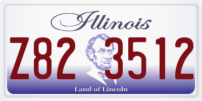 IL license plate Z823512