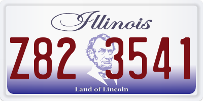 IL license plate Z823541