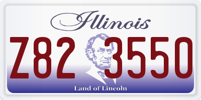 IL license plate Z823550