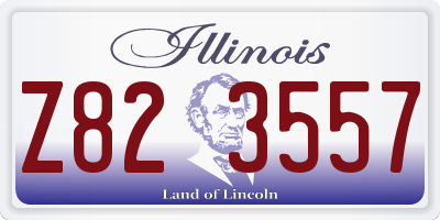 IL license plate Z823557