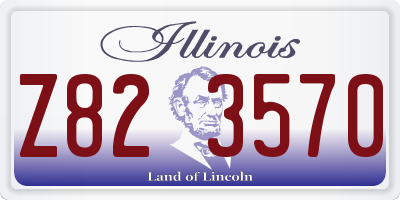 IL license plate Z823570