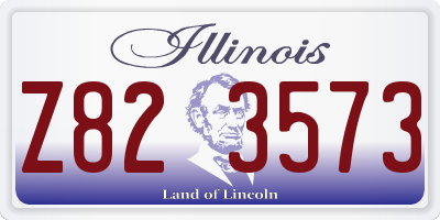IL license plate Z823573