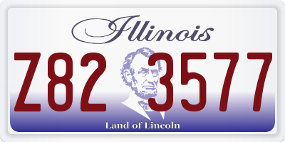 IL license plate Z823577