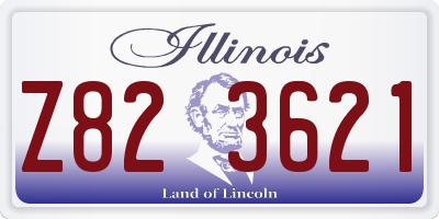 IL license plate Z823621