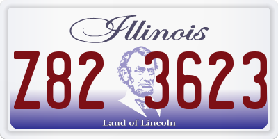 IL license plate Z823623