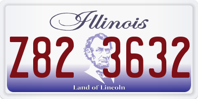 IL license plate Z823632