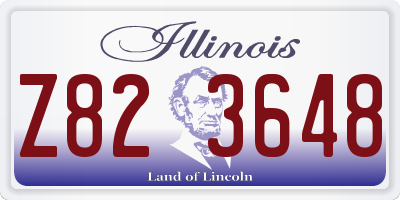 IL license plate Z823648