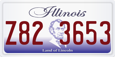 IL license plate Z823653