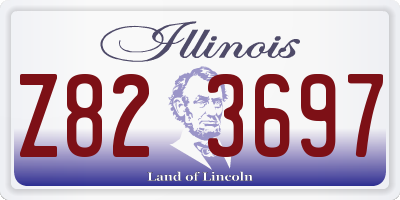 IL license plate Z823697