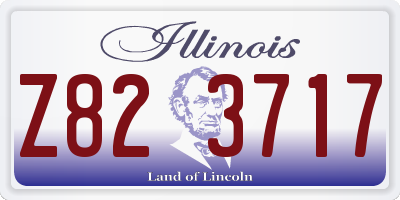 IL license plate Z823717