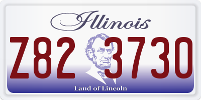 IL license plate Z823730