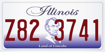 IL license plate Z823741