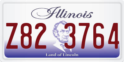 IL license plate Z823764