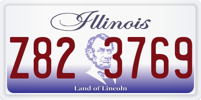 IL license plate Z823769