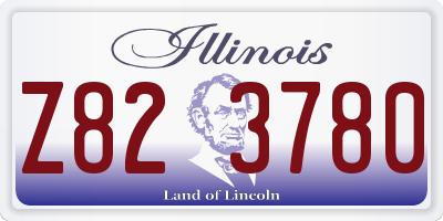 IL license plate Z823780