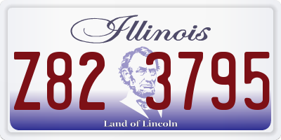 IL license plate Z823795