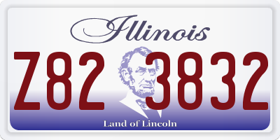 IL license plate Z823832