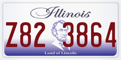 IL license plate Z823864