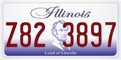 IL license plate Z823897